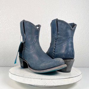 Blue Ankle Boots for Women